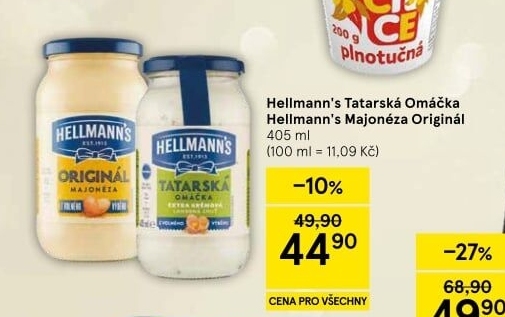 Tatarská omáčka Hellmann'