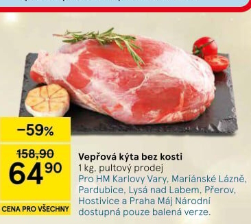 Vepřová kýta bez kosti
