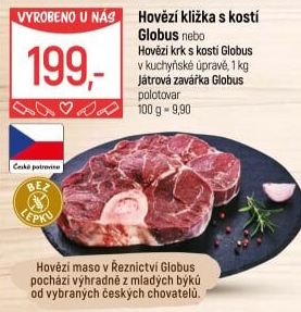 Hovězí kližka s kostí Globus