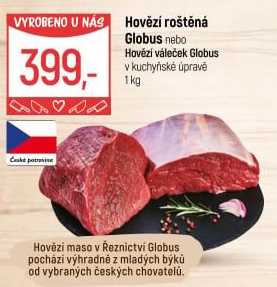 Hovězí roštěná Globus