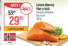 Losos obecný filety
