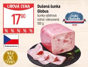 Šunka dušená výběrová Globus