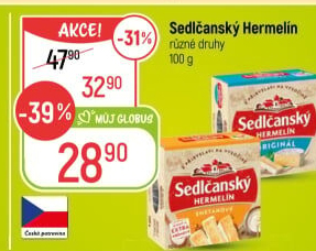 Sýr Hermelín Sedlčanský
