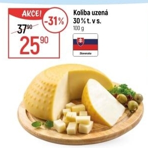 Sýr Koliba uzená 30%
