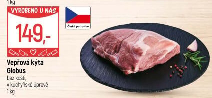 Vepřová kýta bez kosti Globus