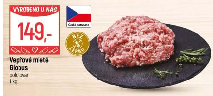 Vepřové mleté maso Globus