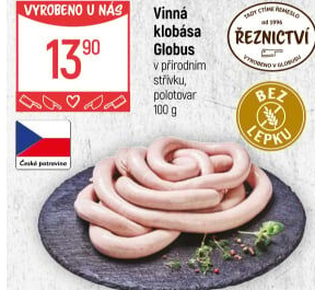Vinná klobása Globus