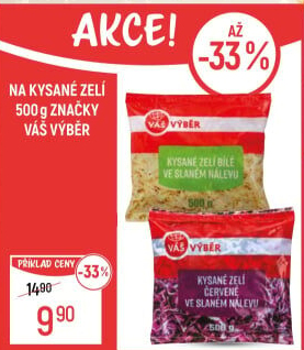 Zelí kysané bílé Váš výběr