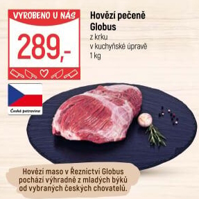 Hovězí pečeně z krku Globus