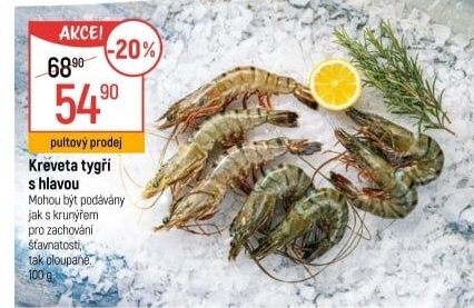 Krevety tygří
