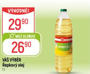 Olej řepkový Váš Výběr