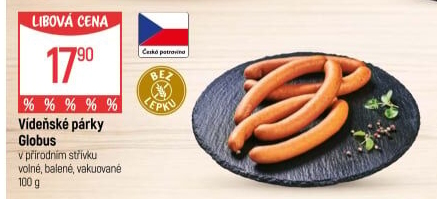 Párky vídeňské Globus