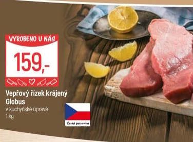 Řízky vepřové Globus