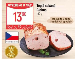 Teplá sekaná Globus