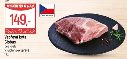 Vepřová kýta bez kosti Globus