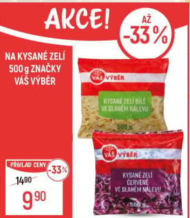 Zelí kysané bílé Váš výběr