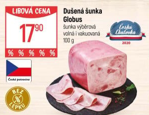 Šunka dušená výběrová Globus