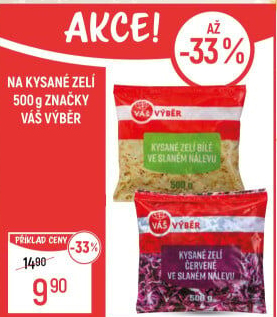 Zelí kysané bílé Váš výběr