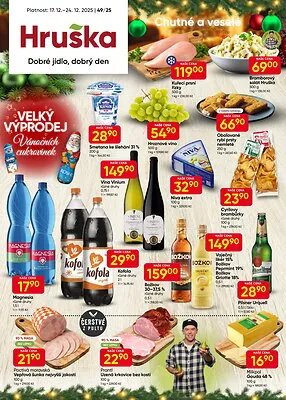 akční leták Hruška 17.12.2025-24.12.2025
