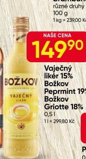 Likér vaječný Božkov