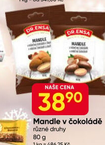 Mandle v čokoládě Dr. Ensa
