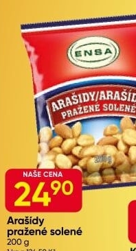 Pražené arašídy Ensa