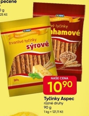 Tyčinky Aspec