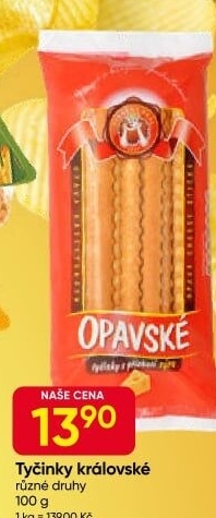Tyčinky Opavské sýrové Pekárna Král