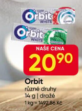 Žvýkačky Orbit