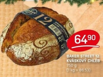 Chléb kváskový Baker Street
