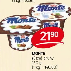 Dezert Monte Zott