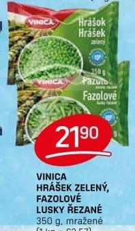 Hrášek mražený Vinica