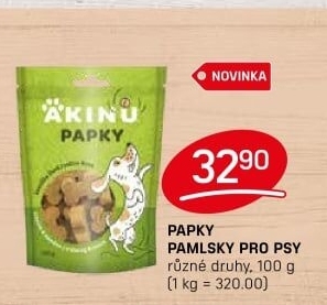 Pamlsky pro psy Papky