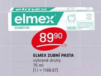 Pasty na zuby Elmex