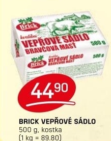 Sádlo vepřové Brick