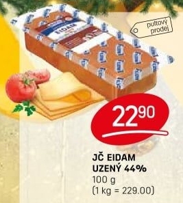 Sýr Eidam uzený 44% Jihočeský Madeta