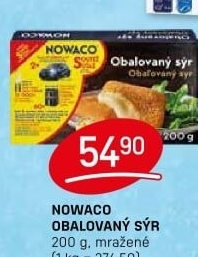 Sýr obalovaný mražený Nowaco