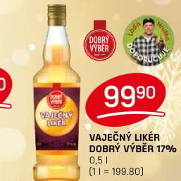Vaječný likér Dobrý Výběr