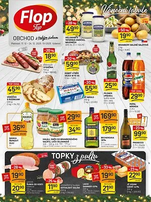 akční leták FLOP TOP 17.12.2025-24.12.2025