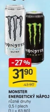 Energetický nápoj Monster Energy