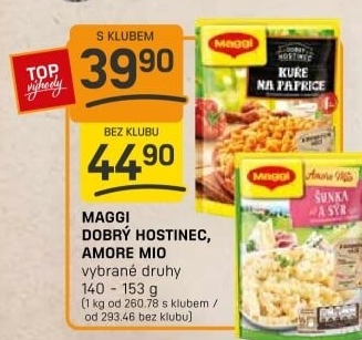 Jídla instantní Amore mio Maggi