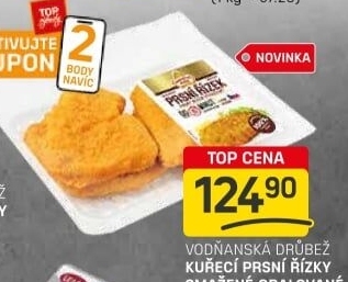 Kuřecí prsní řízky smažené obalované Vodňanské kuře