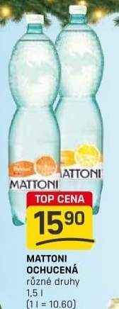 Ochucená voda Mattoni