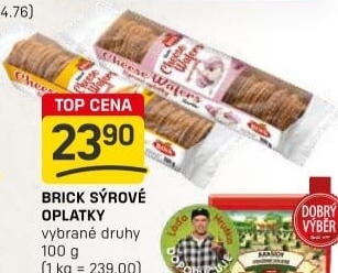 Oplatky sýrové Brick