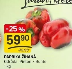 Paprika žíhaná