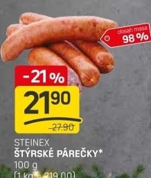 Párečky štýrské Steinex