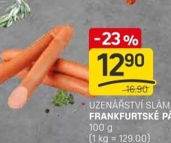 Párky frankfurtské Sláma