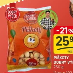 Piškoty Dobrý Výběr