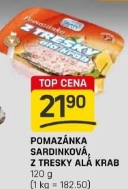 Pomazánka z tresky a la krab Rybex