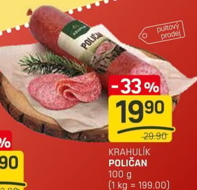 Salám Poličan Krahulík